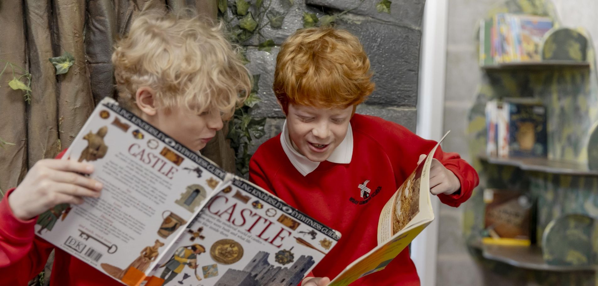 Pupils at Wray Common Primary School